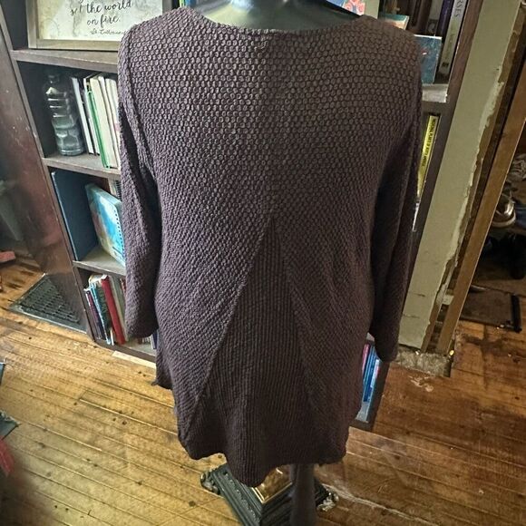 Habitat brown sustainable XL flowy lagenlook tunic - Picture 2 of 3